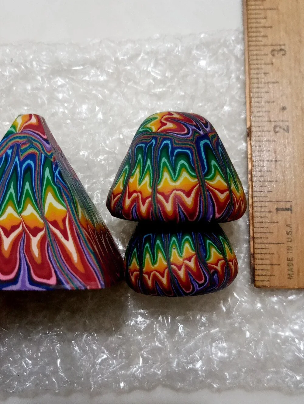 VTG 90s NWOT 2 Tie Dye Incense Holders